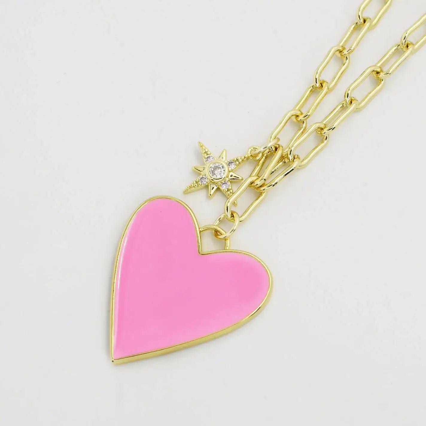 Heart Star Necklace