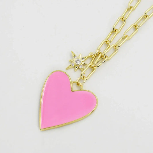 Heart Star Necklace