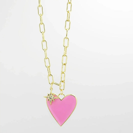 Heart Star Necklace