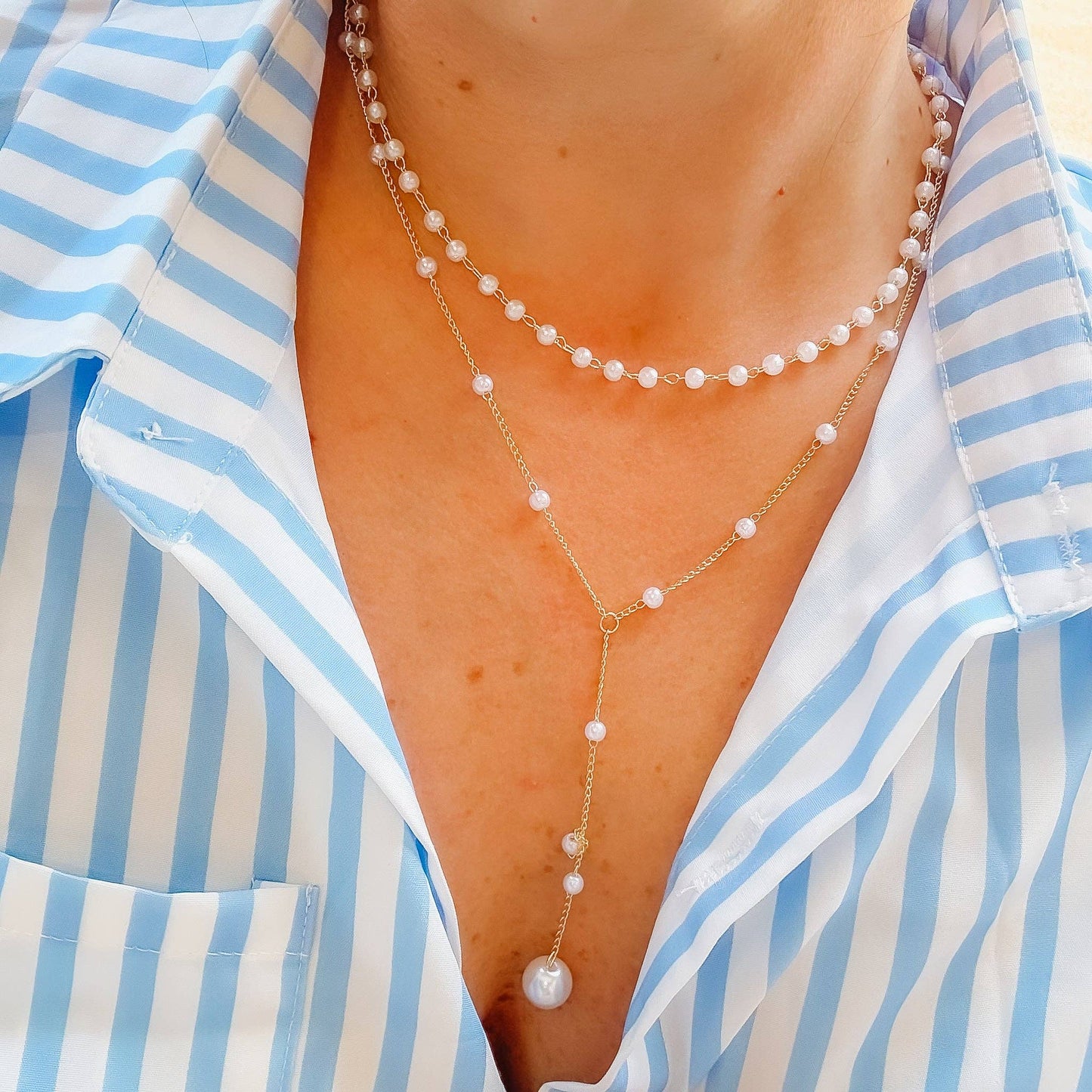 Dainty Pearl Necklace